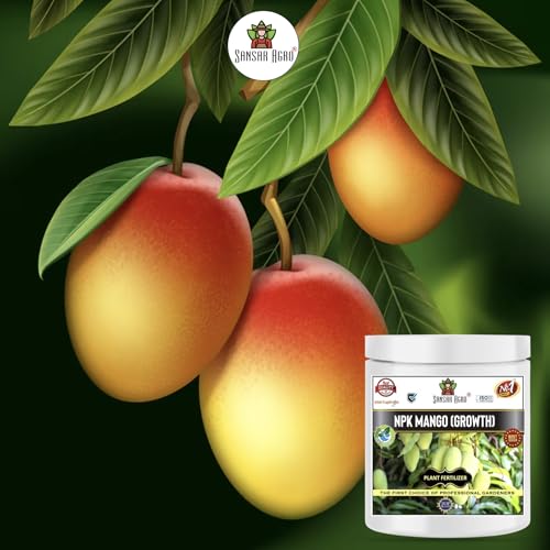 Sansar Agro Npk Granule For Mango Plant Growth (200 Gm), Essential Npk Fertilizer For Fast Growth And A Healthy Mango Plant.
