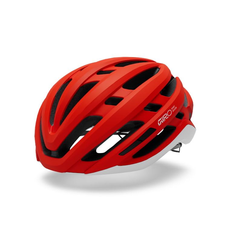 Giro - Agilis Mips Cascos - Adulto Unisex - Equipo de protección, Casco de bicicleta, Casco de carretera, Casco protector de ciclismo de carretera, Rojo Llama , M