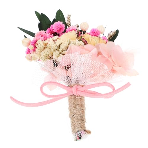 Boutonniere mini floral seca para boda miniatura 1