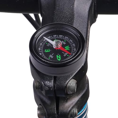 Mountain Compass - Befestigen Sie Dieses Fahrrad Mit Einfachem, Flexiblem Lenkerkompass Auf Dem Helm | Professionelle Navigationstool Im Freien, Fahrradzubehör