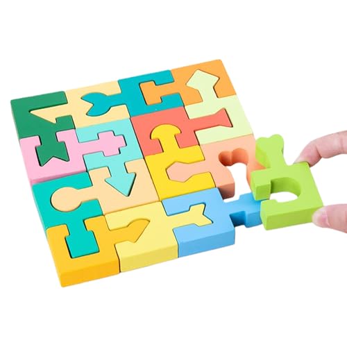 para Niños | Juego de Emparejar Formas Geométricas,16 Piezas de Puzzles Infantiles para Niños - para y Niñas de 4 a 6 Años Actividad de Aprendizaje Tiempo de Juego