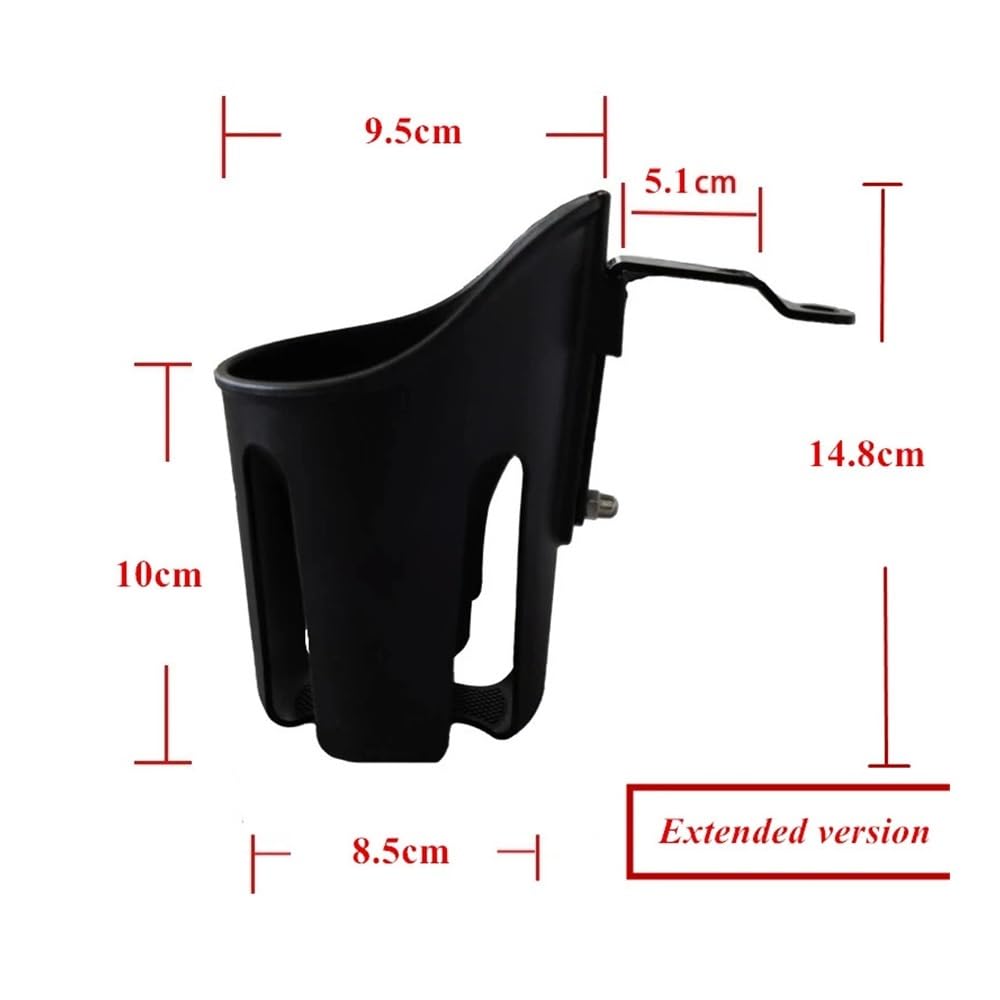 Supporto di Tazza Portabiciclette Universale per Modifica Portabottiglie per Tazza d'Acqua per Bici Portabicchieri per Motocicletta