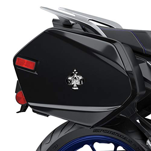 SkinoEu® 2 x Adesivi Vinile Stickers Teschio