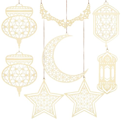 8 Piezas Decoración De Ramadán, Ramadan Decoracion Colgar De Madera, Decoración Hueca De Ramadán Kareem, Colgante Ramadan, Adorno Colgante En Forma De Luz De Viento Para Mubarak Eid Ramadán 8 Piezas Decoración De Ramadán, Ramadan Decoracion Colgar De Madera, Decoración Hueca De Ramadán Kareem, Colgante Ramadan, Adorno Colgante En Forma De Luz De Viento Para Mubarak Eid Ramadán