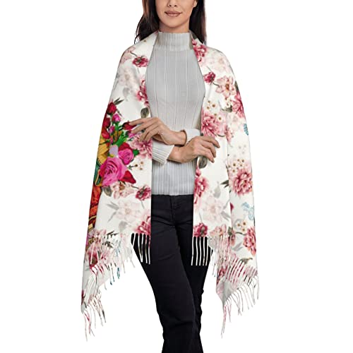 YQIUSM Virgen de Guadalupe Shawl Wrap Scarf Virgin Mary Catholic3