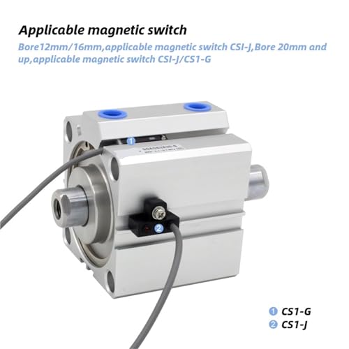 Vérin compact SDAD50 pour automatisation de postes de travail restreints - 6