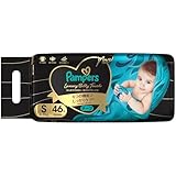 【テープ Sサイズ】パンパース オムツ ラグジュアリーシルキータッチ (4-8kg) 46枚【Amazon.co.jp限定】