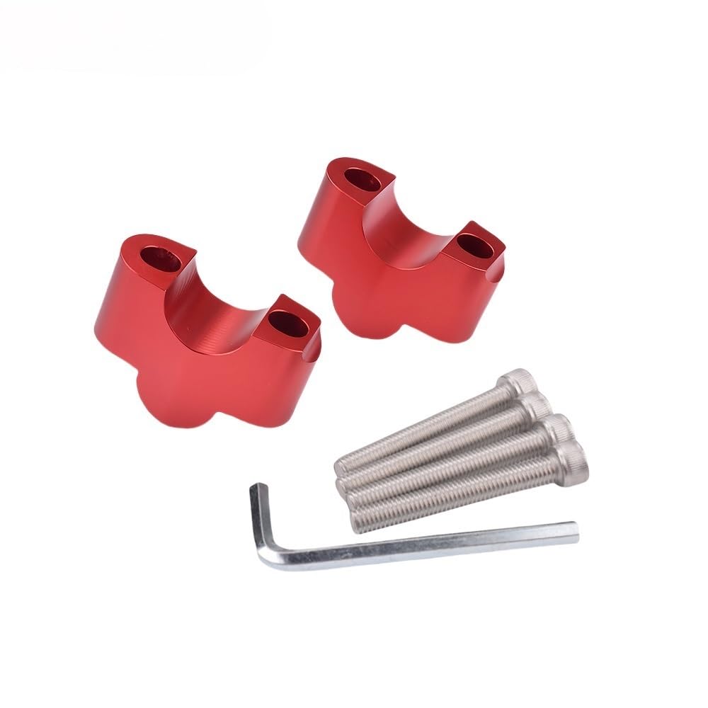 Kit adaptateur pour guidon moins de fatigue en Triumph Street Triple 675 rouge