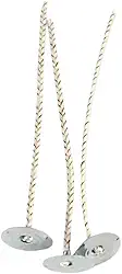 Pavio Eco de Algodão Natural 20cm Fino 1,5mm Kit com 100 Unidades para Velas Artesanais