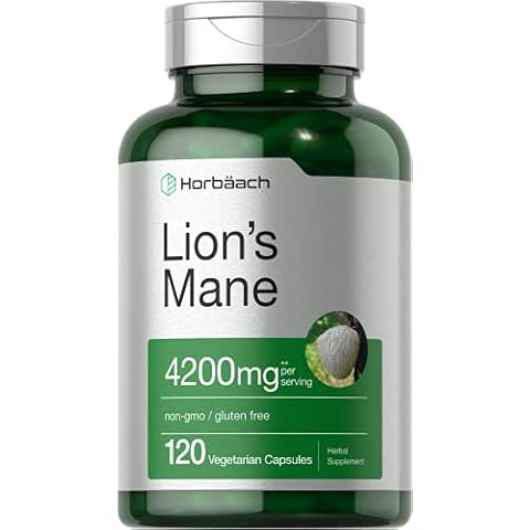 Lion's Mane Mushroom Extract | 4200mg | 120 Capsules Cover