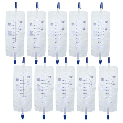 Salud, Sports Bolsa Recolectora de Orina 750 ml para Pierna - 10 Piezas