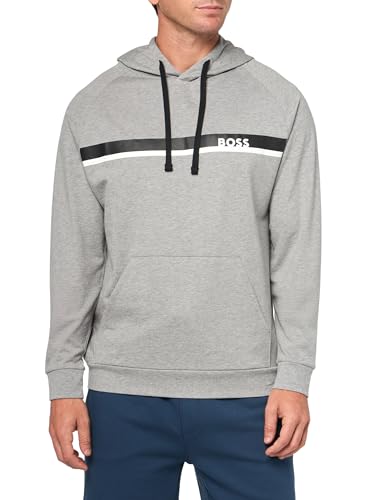 BOSS, Authentic Pullover Hooded Sweatshirt, Cashmere Grey, S