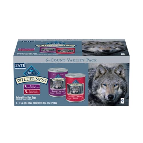 Blue Buffalo Wilderness High Protein Beef and Chicken & Salmon an...
