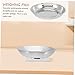 VILLCASE Scale Trays Stainless Steel Weighing Pan Powder Scale Tray Dish Accessory