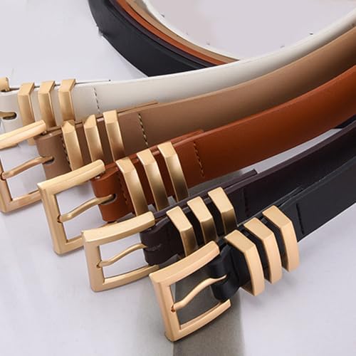 Solid Color PU Leather Belt For Women Men Popular Waist Belt For Jeans Pants Casual And Formal Event Waist Accessories3