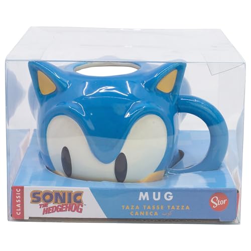 Stor Sonic The Hedgehog Taza 3D 385 ml miniatura 5