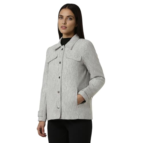 Image of Van Heusen Women's Regular Fit Casual A-line Coat, polyester blend