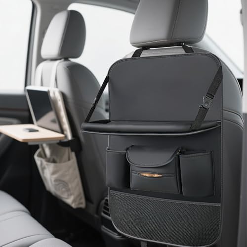 Organisateur de siège arrière auto noir avec poche gain de place pour SUV - 4