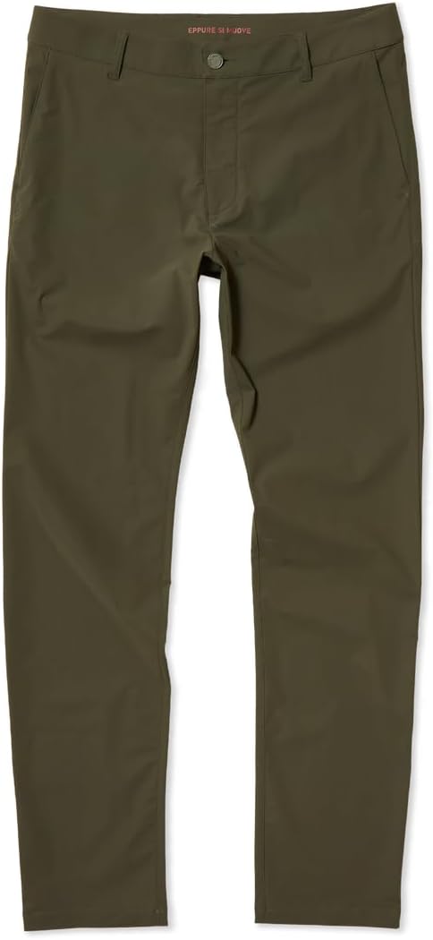 Rhone Resort Mens Casual Pants, Moisture Wicking & UPF 50+, Stretchy Mens Golf Pants, Anti Odor Survivor Green W33-33L