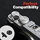 2PCS Deluxe Weichauslöser für Kameras, kompatibel mit X100VI, X100V, X-T5, X-T4, X-T3, X-T2, X100V, XPRO3, XPRO2, XPRO1, XE4, XE3, XT30, XT20, XT10, X100, X100T, X100F - Konkaves Design