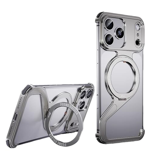 Coque iPhone 17 Pro Bumper Aluminium Gris Titane en Z