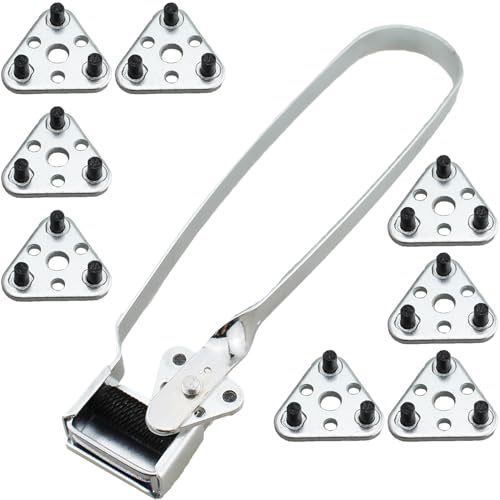 Encendedor de acero plateado de 7 pulgadas TAODAN