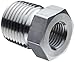 Parker Stainless Steel 316 Pipe Fitting, Reducing Bushing, 3/8" NPT Male X 1/4" NPT Female