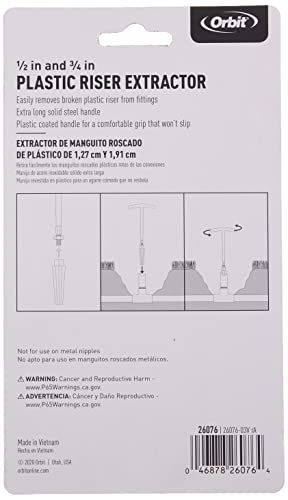 Orbit 26076 1/2" & 3/4" Sprinkler Riser Extractor - image 6