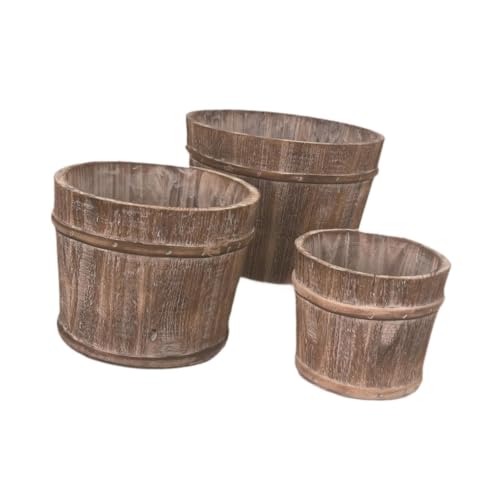Jardinières décoratives rustiques pot de fleur intérieur jardin - 8
