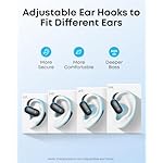 soundcore AeroFit 2 by Anker, Open-Ear Headphones, 4 Adjustable Positions for Every Ear Size, 2x Richer Bass, Hi-Res, 42H Playtime, IP55, AI Clear Calls,Wireless Charging,Translation Earbuds Real Time - Image 3