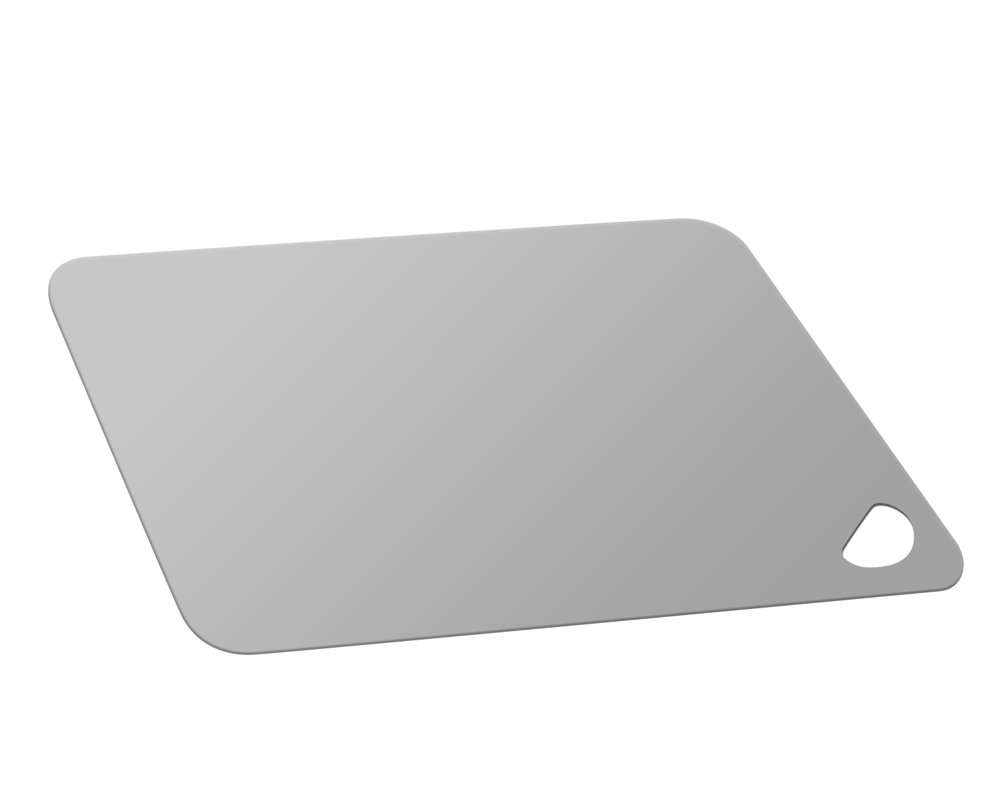 KESPER | 2-delige snijplank set 38x29x0,2 cm Flexibel Wit/Grijs | 30540