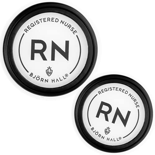 BJÃ–RN HALL Stethoscope Diaphragm for RN Registered Nurse | Fits BjÃ¶rn Hall, Littmann Classic III & Cardiology IV Stethoscopes | Diaphragm Replacement Cover Rim | Perfect Gift | RN