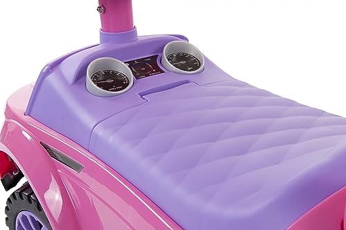 Rutschauto ab 1 Jahr, Kinderauto ab 12 Monaten, Baby Auto, Lauflernhilfe mit Hupe und Motorengeräuschen (Rosa) – Bild 8