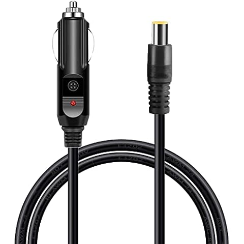 ZkeeShop 12V DC8MM Car Charger Cable 15A,DC7909 7.9 x 5.5mm Car Cigarette Lighter Cable Compatible with Bluetti EB3A/EB70 Portable Power Station,Camera,Laptop(1.5M) 4.9FT Cover