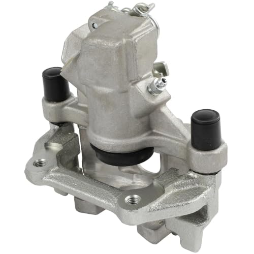 Image of cciyu Rear Left Disc Brake Caliper Assembly with Bracket | For Mini For Cooper L4 1.6L 2003-2006 2008 Replace# 19B3127 Rear Driver Side