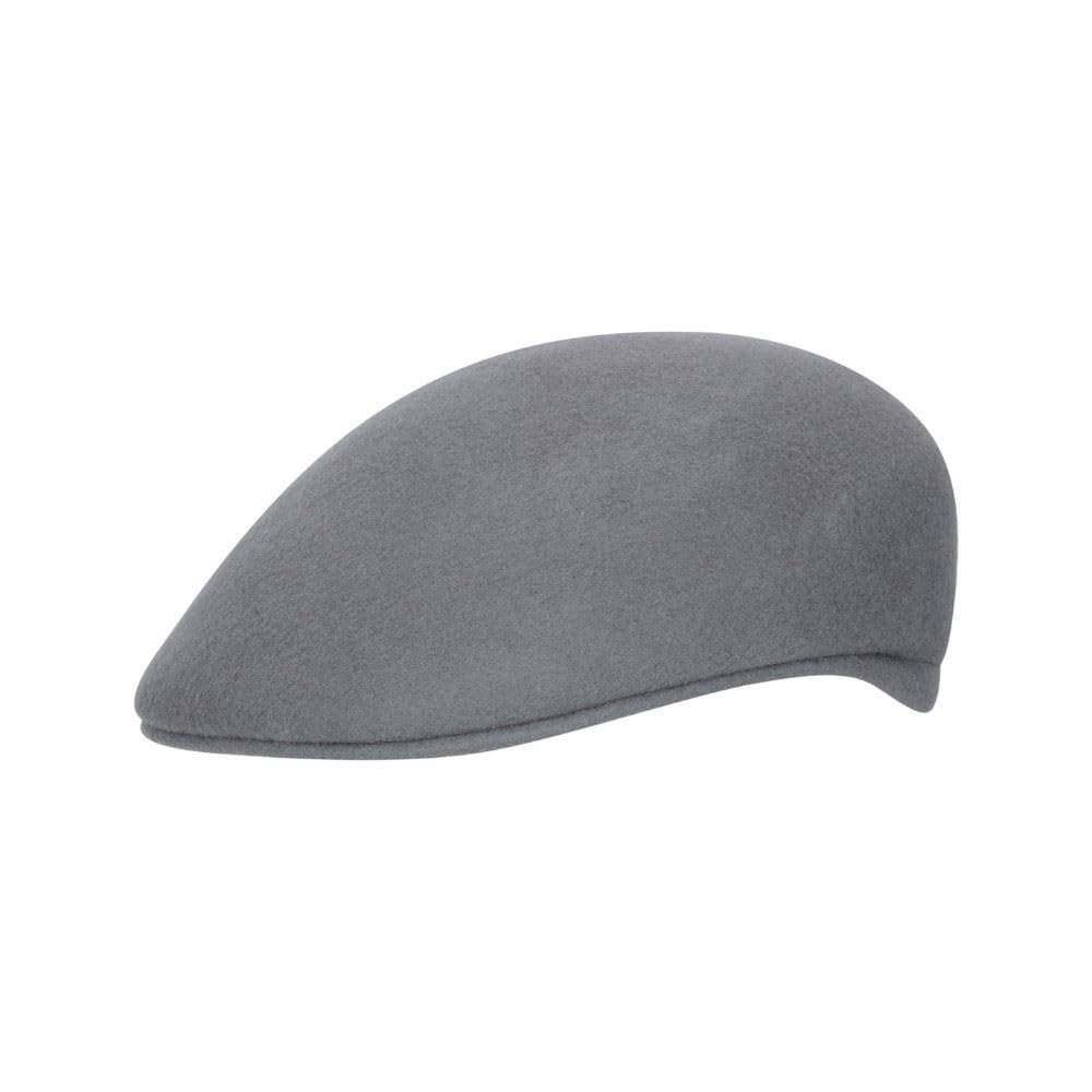 Walker And Hawkes Unisex Grey - Wool Felt Lostock Flat Cap - Xl (60Cm)