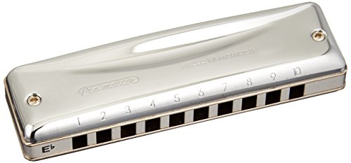 Suzuki MR350EB Promaster Harmonica en mi bémol 10 Trous Argenté - Les Beatles, Paul McCartney, John Lennon, RIngo Starr, George Harrison Suzuki MR350EB Promaster Harmonica en mi bémol 10 Trous Argenté