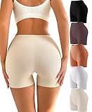 Knowyou Seamless Boy Shorts Underwear for Women No Show Womens Boxer Boyshorts Soft Briefs Panties for Ladies 5 Pack