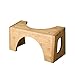 Produktbild Squatty Potty The Original Bambus Flip Toilette Hocker, 7-Zoll & 9-Zoll Höhe, Braun