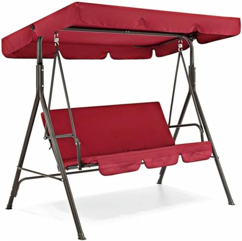 Auvent de remplacement beige de 164 cm pour swing de jardin extérieur - 8