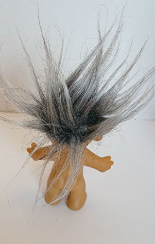 Muñeco Troll Russ pelo gris 11.43 cm miniatura 2