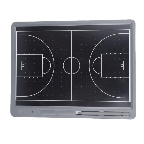 Generic Pizarra Electrónica de Entrenamiento de Baloncesto, Pizarra Táctica LCD de 16 Pulgadas con Lápiz Óptico, para Entrenamiento de Equipos de Fútbol de Baloncesto