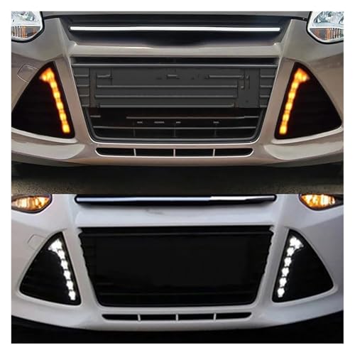 Evite multas y colisiones con intermitentes dinámicos LED impermeables para Ford Focus 3 5