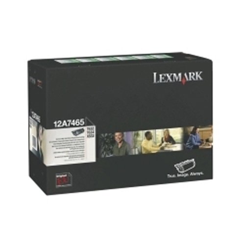 Lexmark Lexmark Optra T 634 (12A7465) - Tóner original (32.000 páginas), color negro y negro