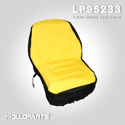 Funda de asiento LP95233 acolchada grande para tractor John Deere 4M 3R 4