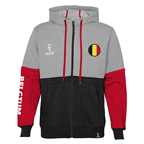 Image of Outerstuff International Soccer mens Fifa World Cup Country Contrast Panel Fleece Hood