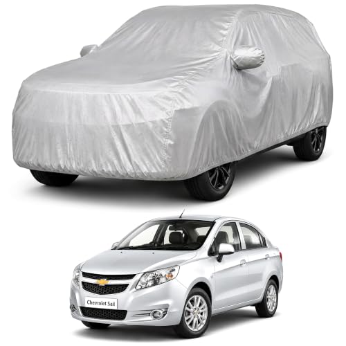 Image of Autofact Car Body Cover Compatible with Sail | Custom Fit Car Cover | 100% Water-Resistant| Triple-Stitched Lightweight Fabric | Dustproof | Indoor & Outdoor Use | Elastic Bottom