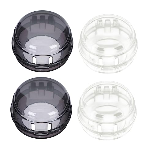 IWOWHERO 4Pcs Gas Stove Covers Safety Protector for Kitchen Knobs and Easy to Use for Preventing Accidents and Gas Poisoning Includes