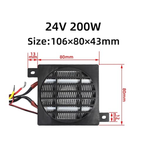 Calefactor Eléctrico PTC Convector 200W 24V miniatura 6