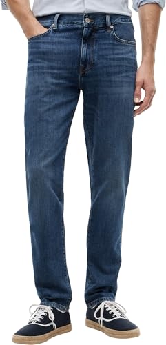 Jean Tommy Hilfiger Denton Smoke Blue en coupe droite taille 31W 32L pour homme